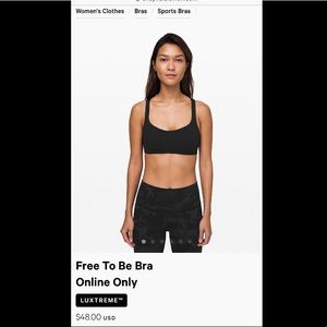 *BRAND NEW* Lululemon Free to Be Bra